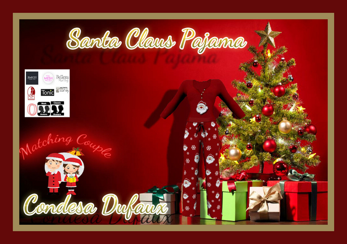 Santa Claus Pajama Red Female (Wear)