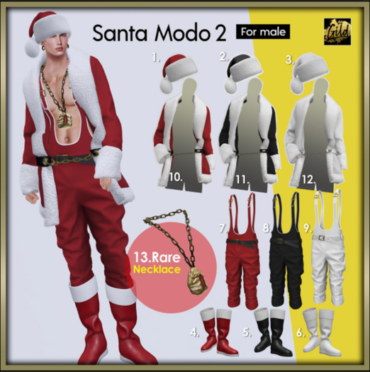 3. [Gild] Santa mode2_Hat Whtie BOX