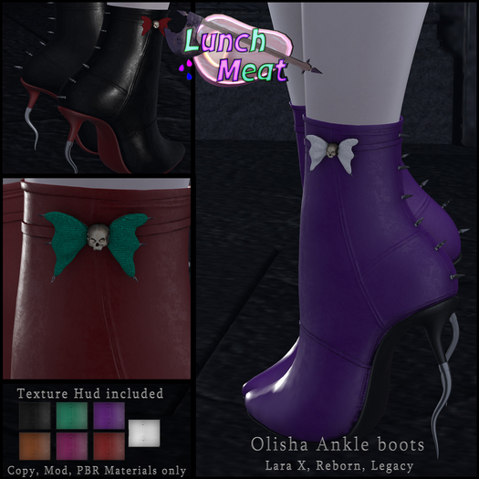 .:LunchMeat:. Olisha Ankle boots DEMO
