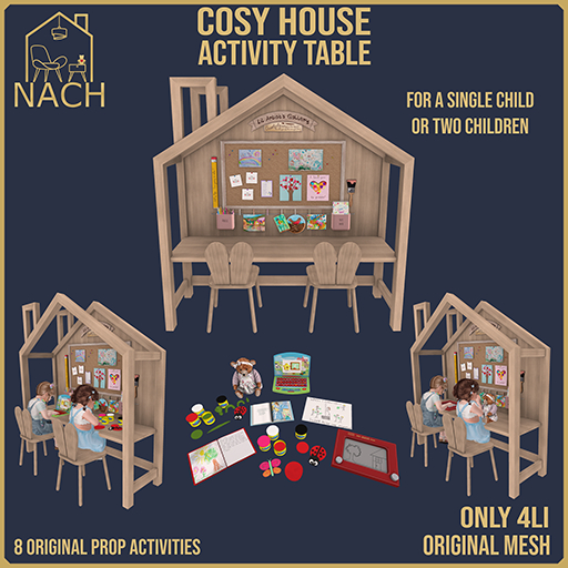 NACH Cosy House Activity Table