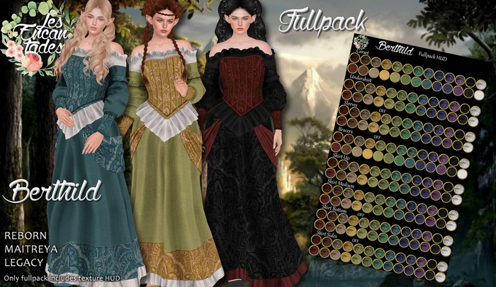 *LE* Berthild FULLPACK - Medieval dress