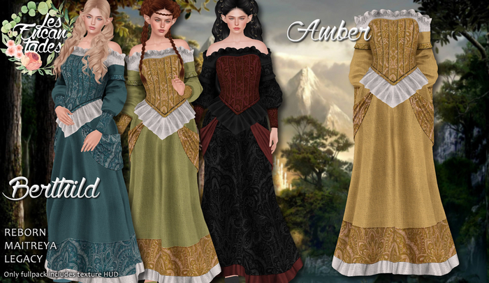 *LE* Berthild Amber - Medieval dress