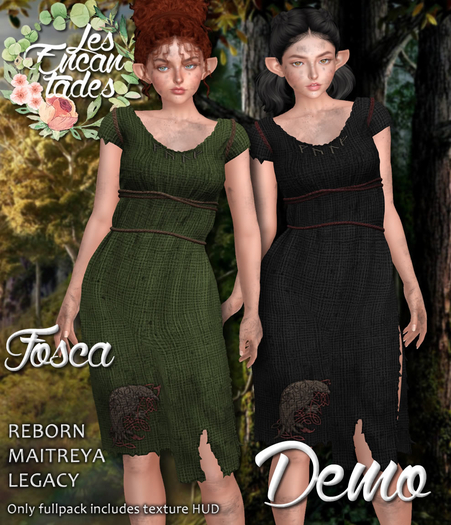 *LE* Fosca DEMO - Medieval ragged tunic