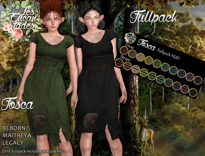 *LE* Fosca Fullpack - Medieval ragged tunic