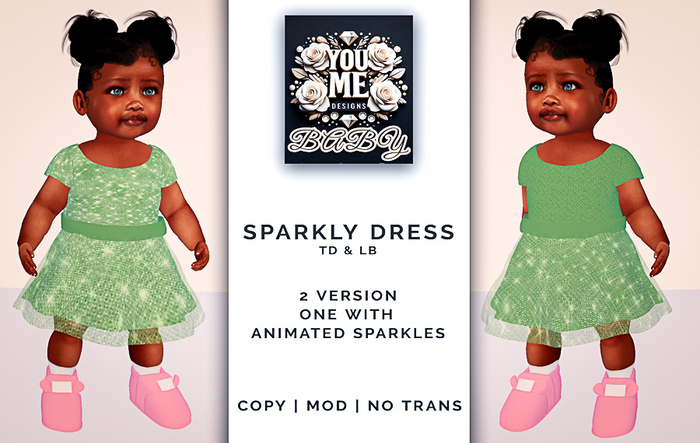 {You&Me Designs} Bow Dress  green add