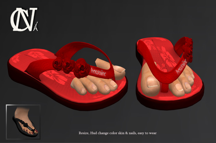 Flip Flop Hawaiinc NCparis Red G