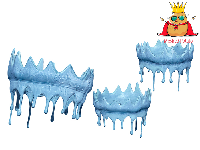 Meshed Potato - Melting Crown  Full Perm