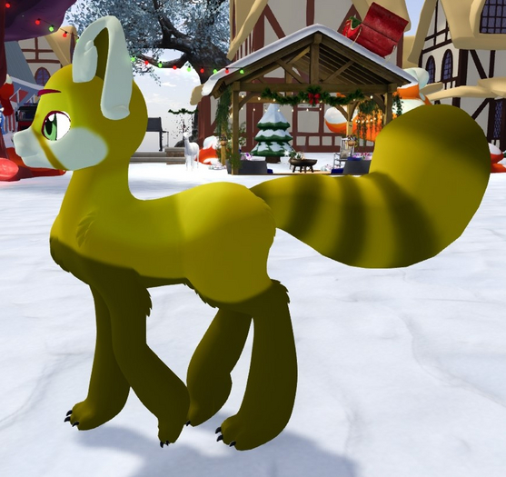 {IO&I} Open pony red panda yellow