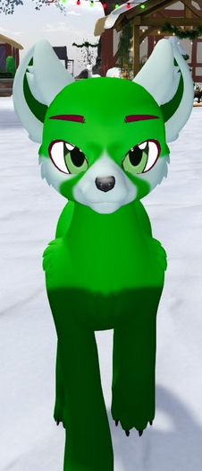 {IO&I} Open pony red panda green