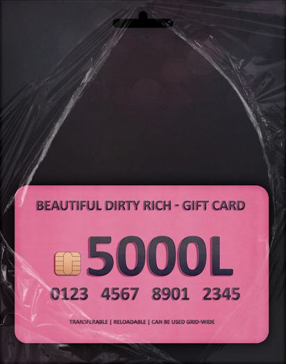 *B.D.R.* Gift Card