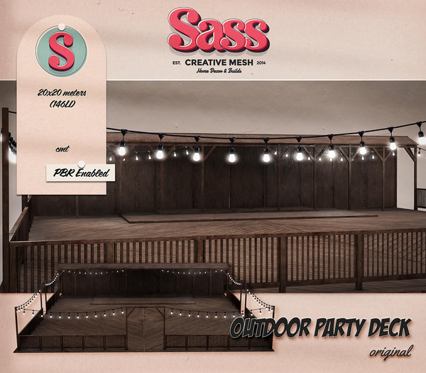Sass (Outdoor Party Deck) original 