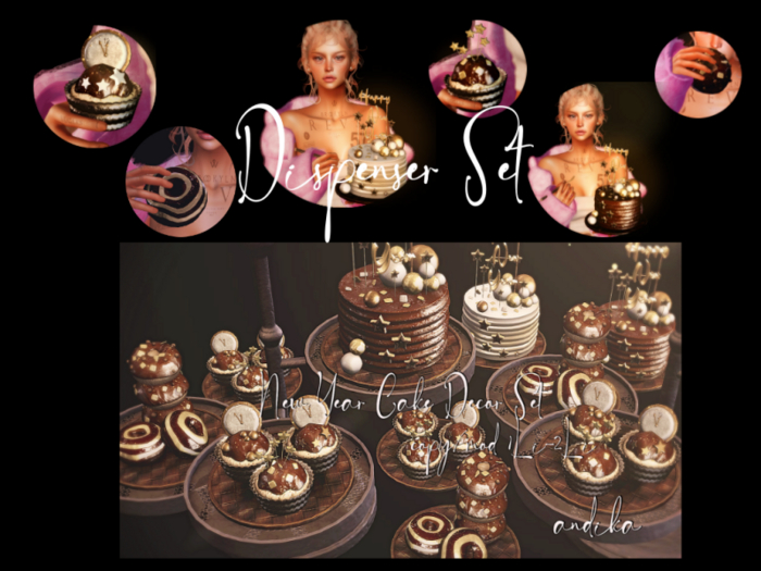 ADD/andika[New year Cake]Dispenser  Set