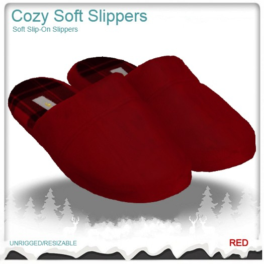 Soft Slippers RED (Boxed)