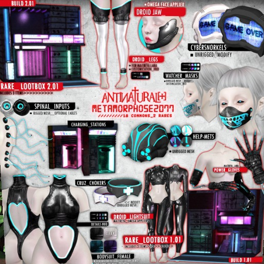 ANTINATURAL[+] Metamorphose2077 / Spinal Inputs / BLACK / MAITR