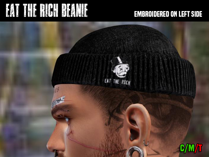 EAT THE RICH BEANIE
