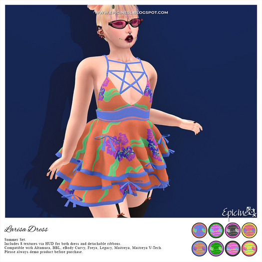 Epicine - Larisa Dress - Summer Set