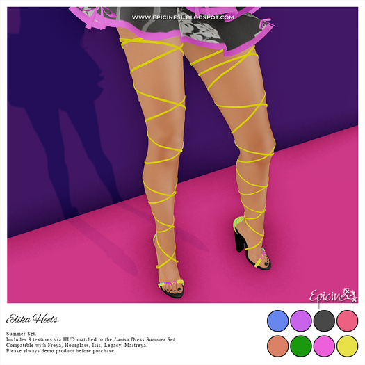 Epicine - Elika Heels - Summer Set