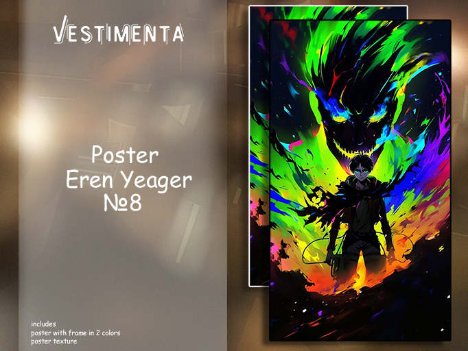 ~ V ~ Poster Eren Yeager #8