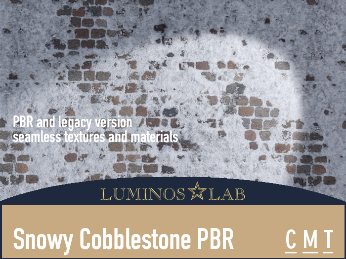LL Snowy Cobblestone Pattern PBR Full Perm