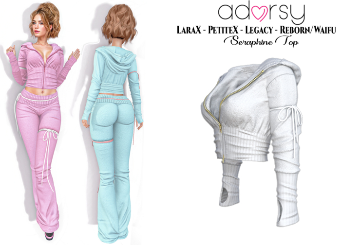 adorsy - Seraphine Top White - LaraX/Legacy/PetiteX/Reborn/Waifu