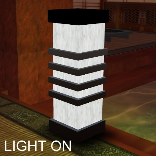Lamp in an asian style