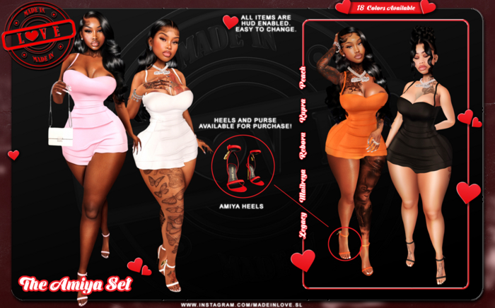 MIL Amiya Set Heels Fatpack <3