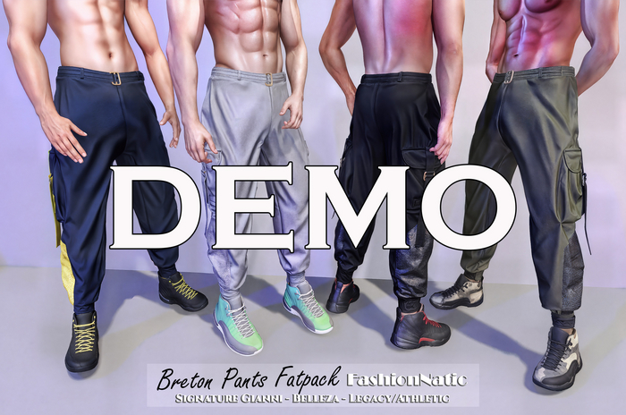 Demo Pants Breton Fatpack - Signature Gianni, Belleza Jake, Legacy, Athletic - FashionNatic
