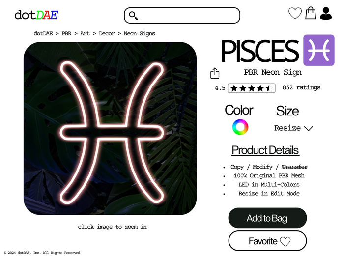 #dotDAE : Pisces