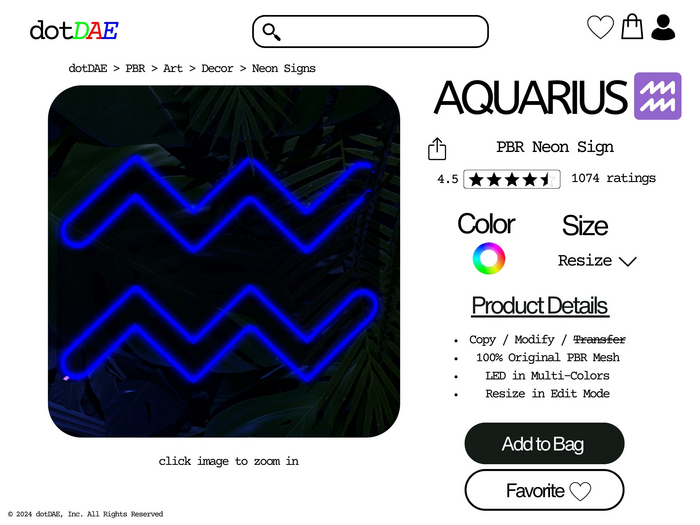 #dotDAE : Aquarius