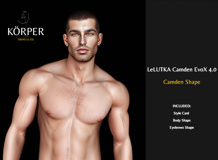 Korper - CAMDEN Shape (Lelutka CAMDEN head)