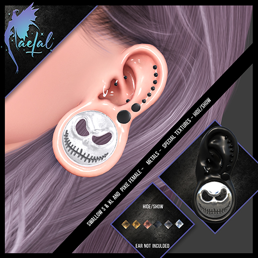 FaeTal - Ear 117 - Swallow S, XL & Pixie  Female