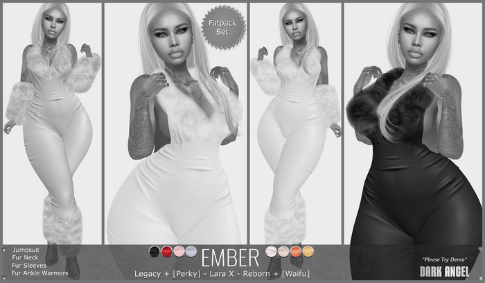 Dark Angel : Ember Set - Demo [Legacy|Pinup - Lara X - Reborn|Waifu]