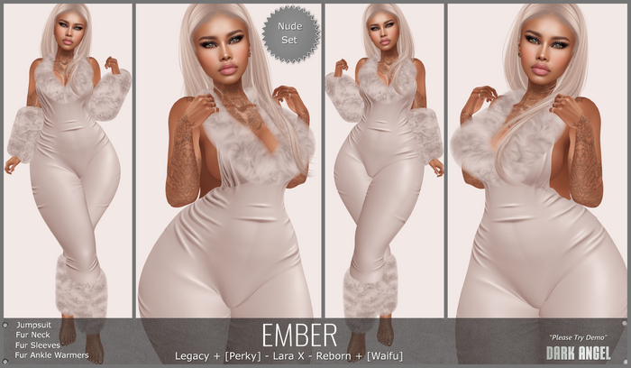 Dark Angel : Ember Set - Nude [Legacy|Pinup - Lara X - Reborn|Waifu]