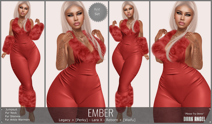 Dark Angel : Ember Set - Red [Legacy|Pinup - Lara X - Reborn|Waifu]