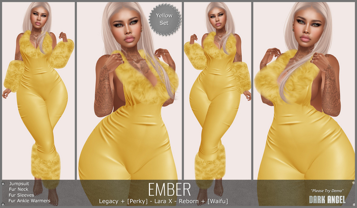 Dark Angel : Ember Set - Yellow [Legacy|Pinup - Lara X - Reborn|Waifu]
