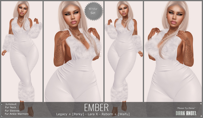 Dark Angel : Ember Set - White [Legacy|Pinup - Lara X - Reborn|Waifu]