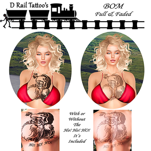 Santa Chest Tattoo – BOM