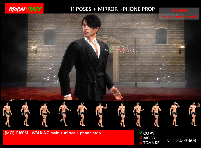 [MCI]-P160M-WALK MALE box