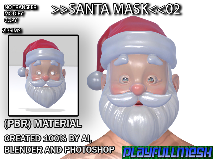 **Santa Claus Mask 02**PlayFullMesh