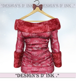 Haley Dress - burgundy