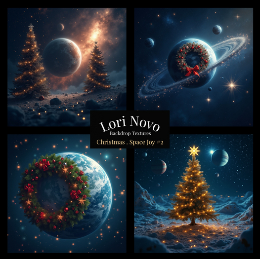 LORI NOVO . Christmas  . Space Joy #2