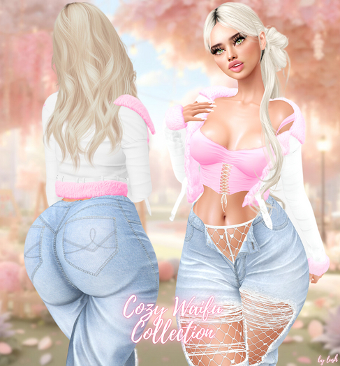 Lush - Cozy Waifu Lace Top Fatpack