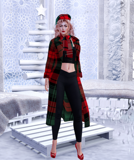 CS0034 Christmas Plaid Clothing set boxed