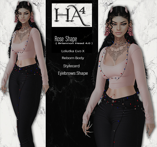 :: H4 //  Rose Shape Briannon 4.0 ::