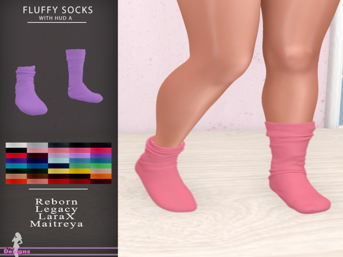 Fluffy Socks With Hud A