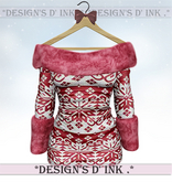 Haley Dress - Knit Maroon