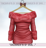 Haley Dress - Crimson