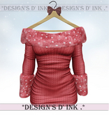 Haley Dress - Crimson Knit