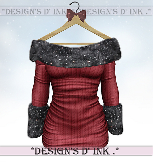 Haley Dress - Red Passion Knit