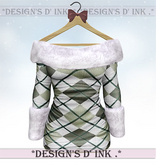 Haley Dress - Rhombus Knitting Green